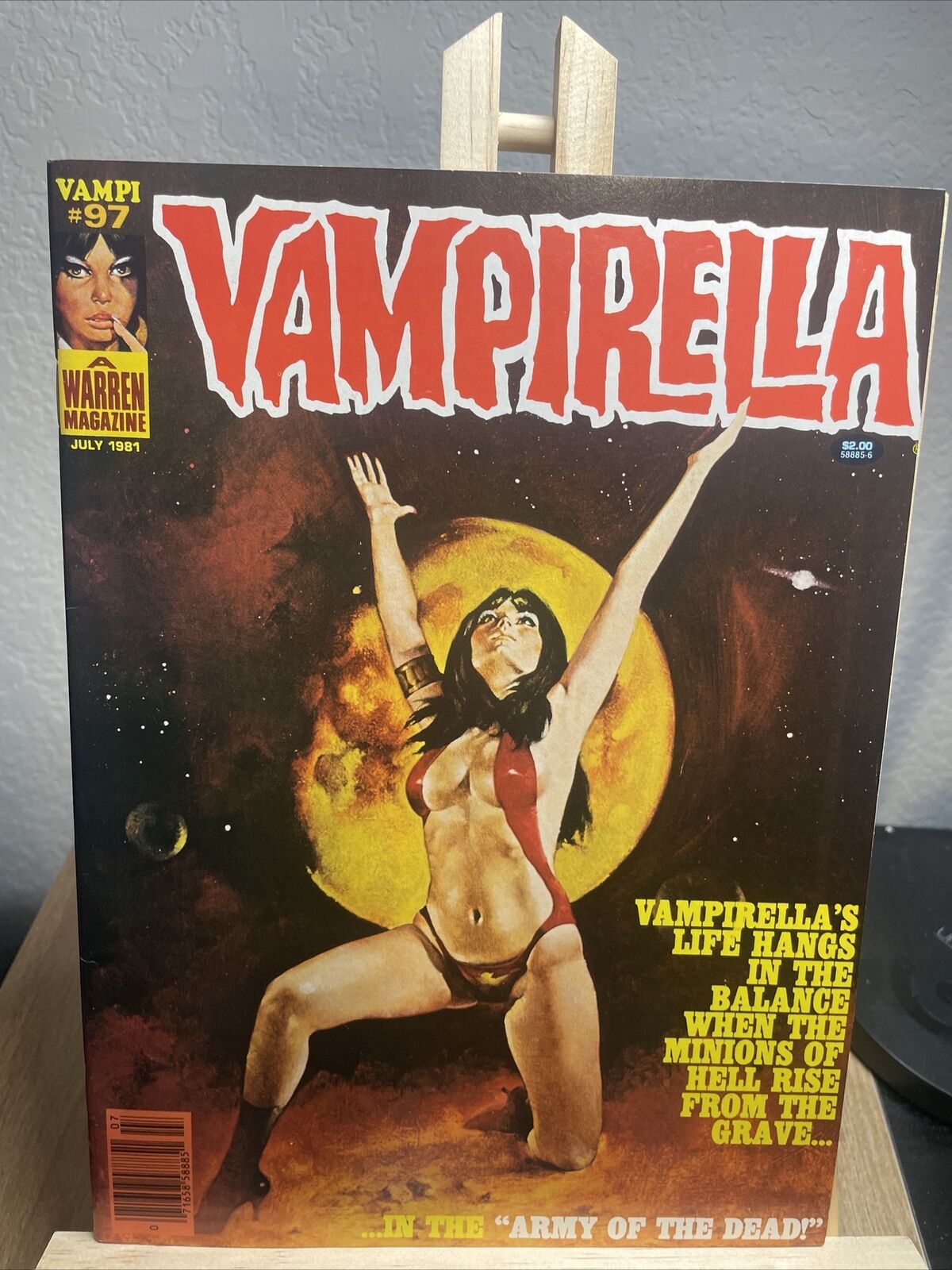 Vampirella Warren Magazine July 1981 Vampi #97 