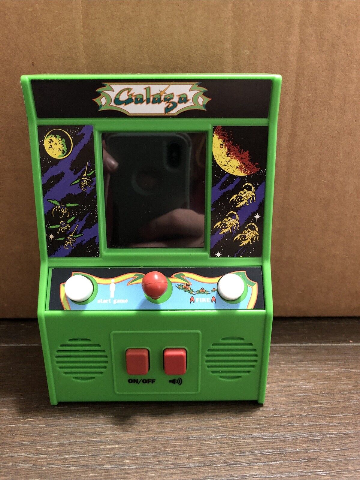 GALAGA 2018 Mini Hand Held Video Arcade Game Machine GALAGA
