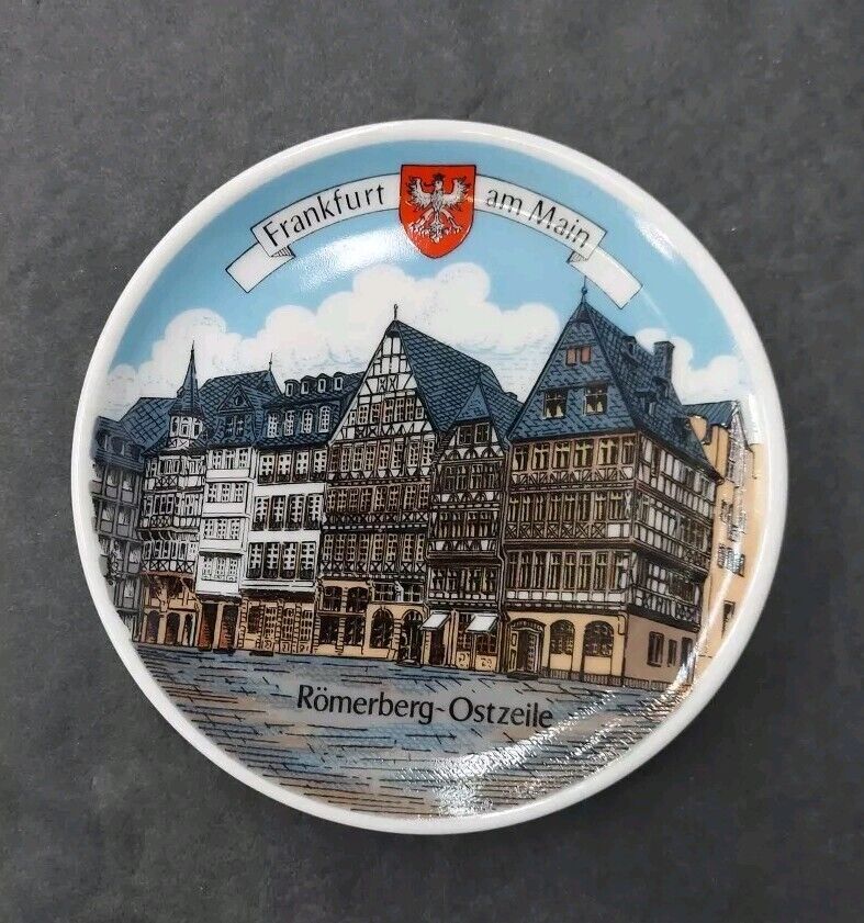 Bavaria Kleiber Romerbery~Ostzeile Porcelain Plate Souvenir 4\