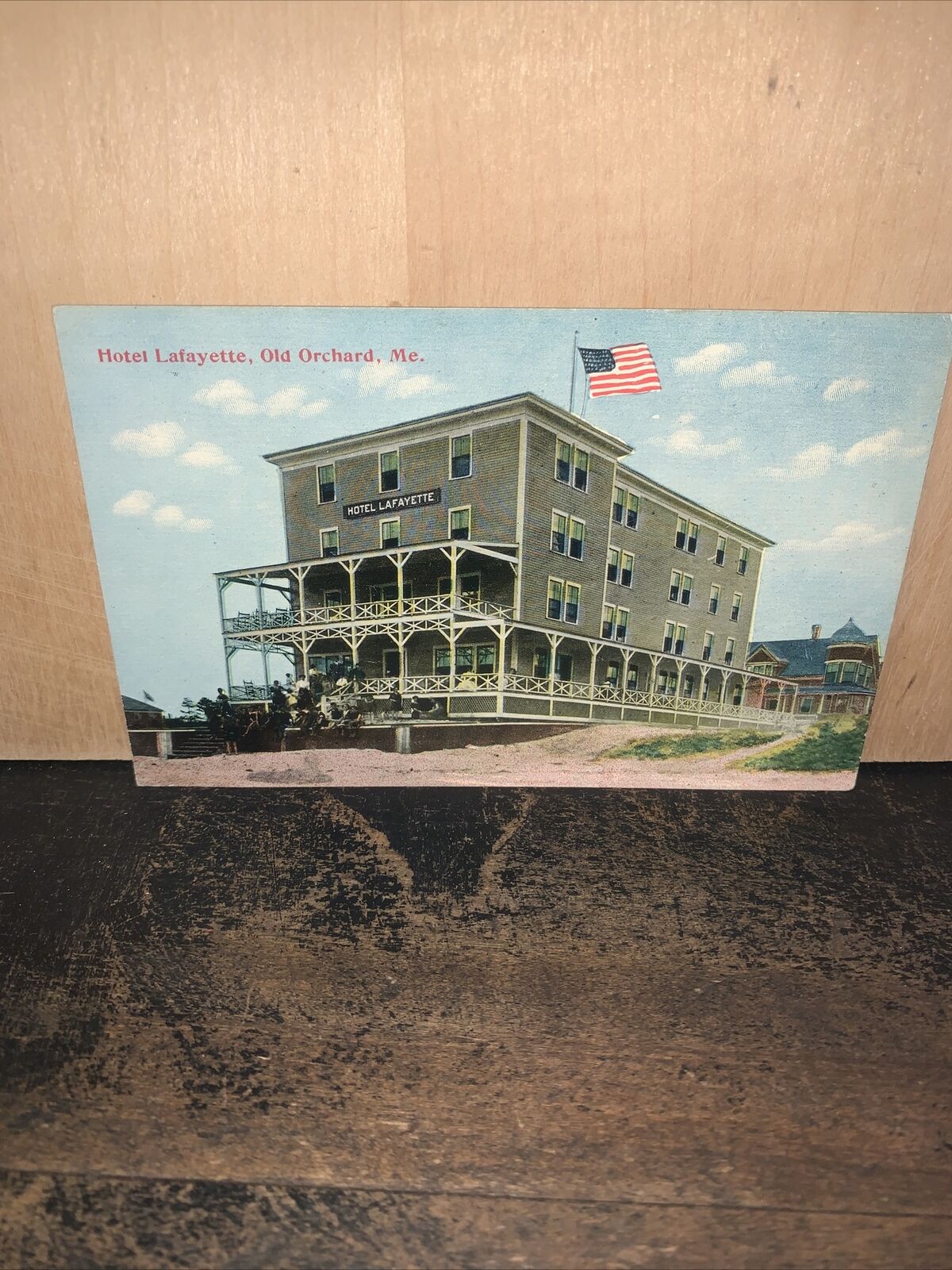 Antique Postcard Hotel Lafayette, Old Orchard￼ Maine.