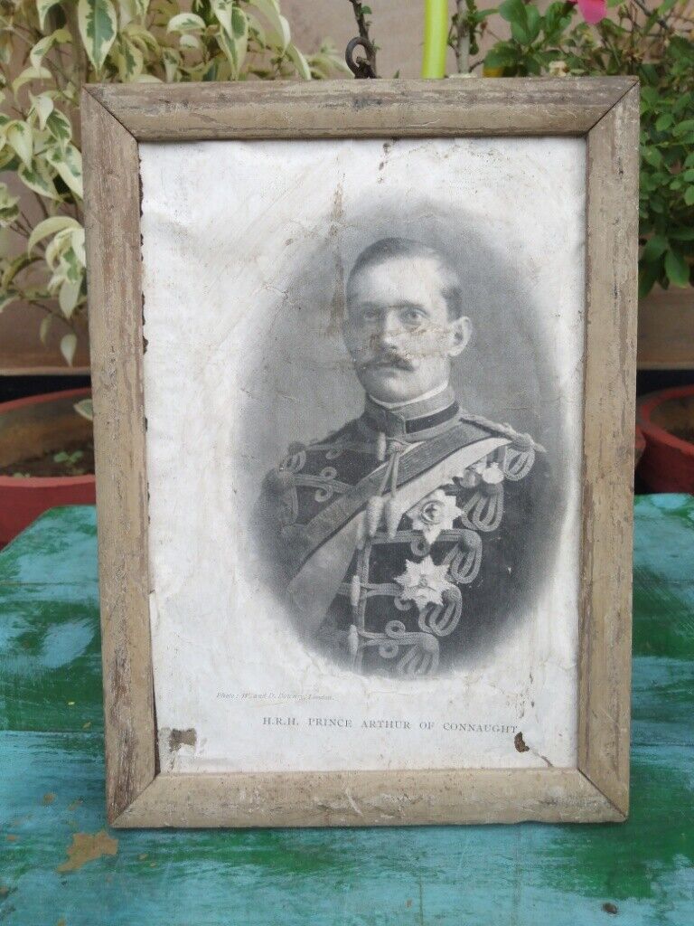 H.R.H  Prince Arthur Of Connaught CDV Print Photograph By W & D Downey Framed