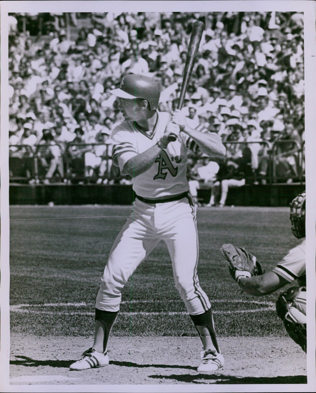 LG767 1981 Orig Russ Reed Photo KEITH DRUMRIGHT Oakland A's Infielder Baseball