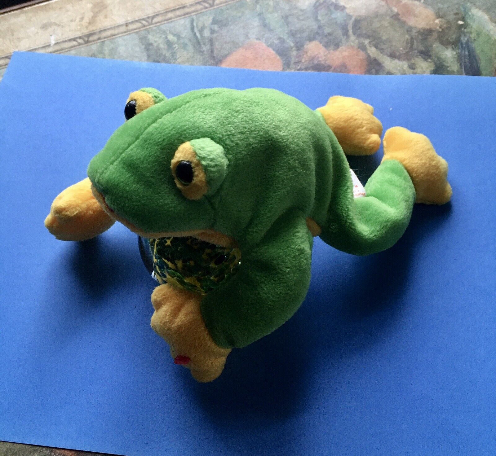 Smoochy the Frog Beanie Baby,1997 Vintage