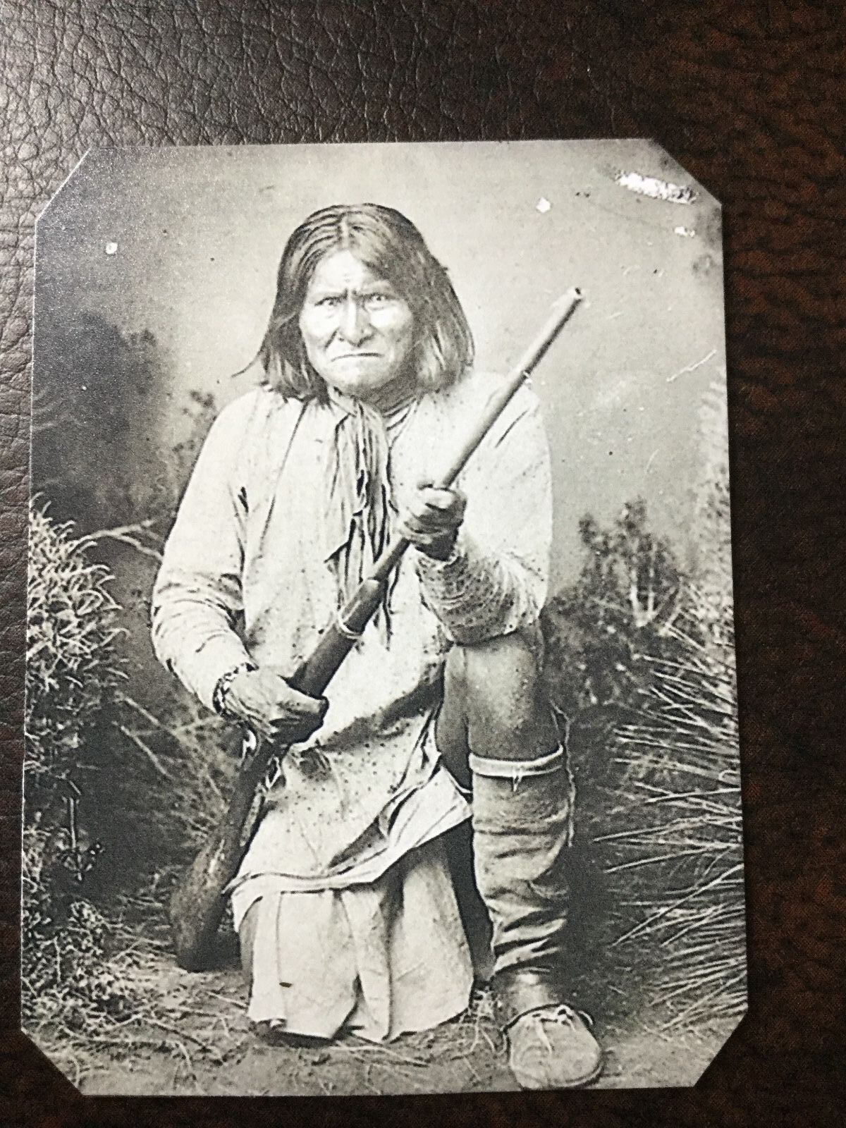 Geronimo Apache Native American TinType C802RP