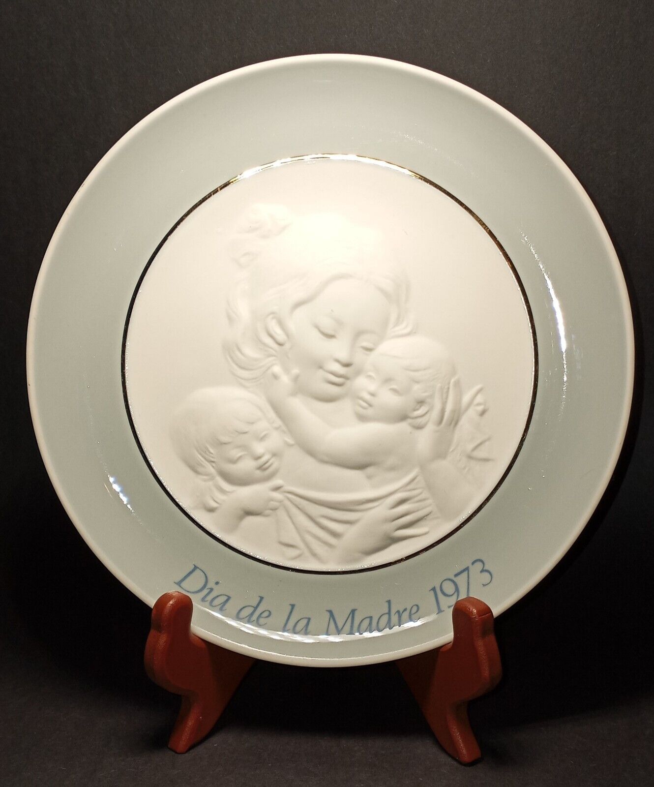 Vintage Lladro Spain Porcelain 1973 Mother’s Day Plate