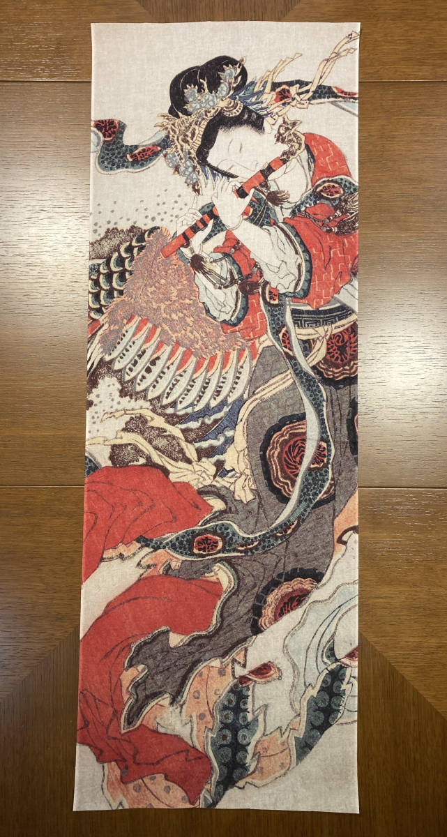 Karavinkaz Katsushika Hokusai Ukiyo-E Tenugui Towel 100x35cm Cotton 100 Gift