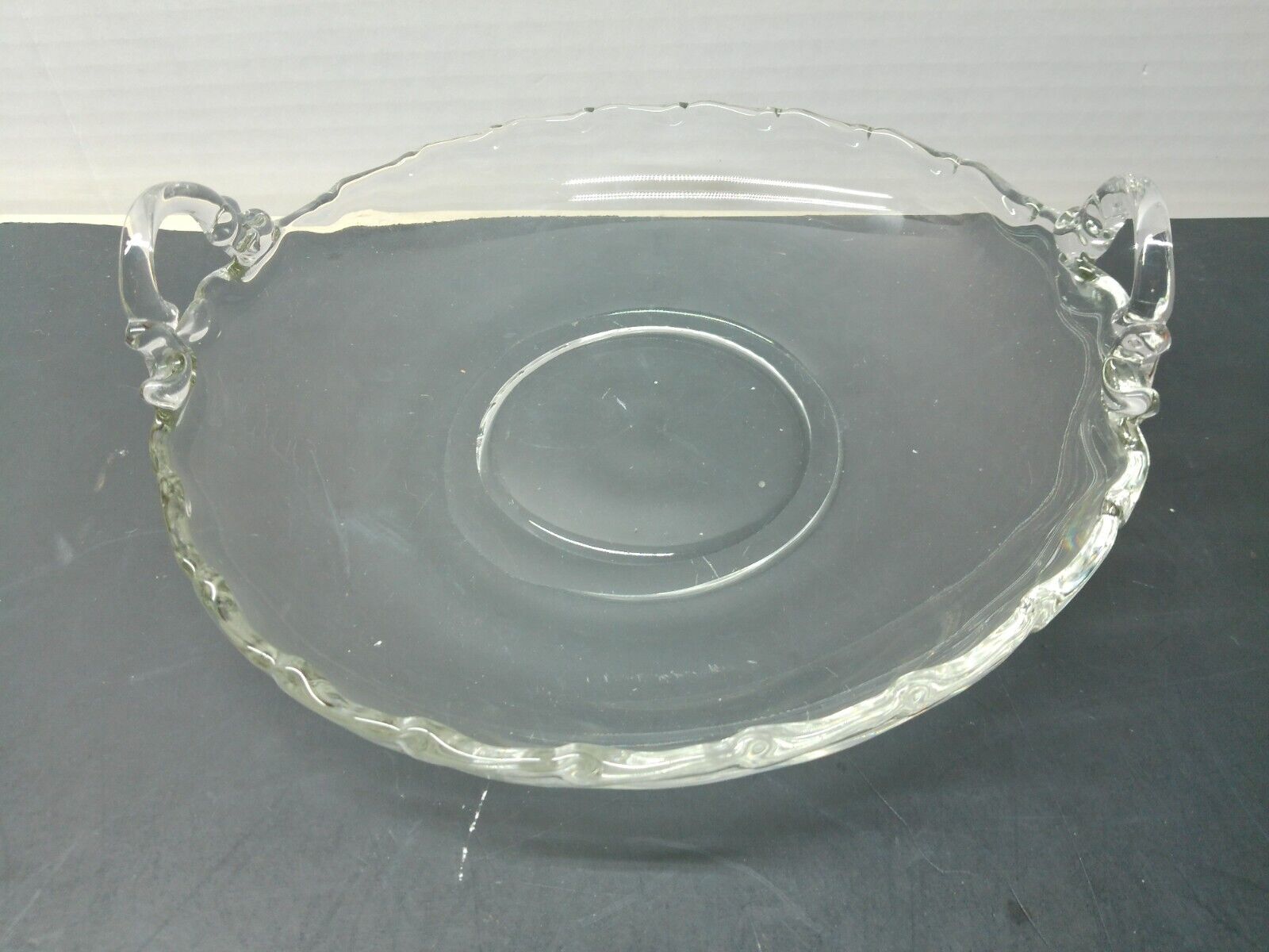 Vintage Fruit/Console Bowl with Handles