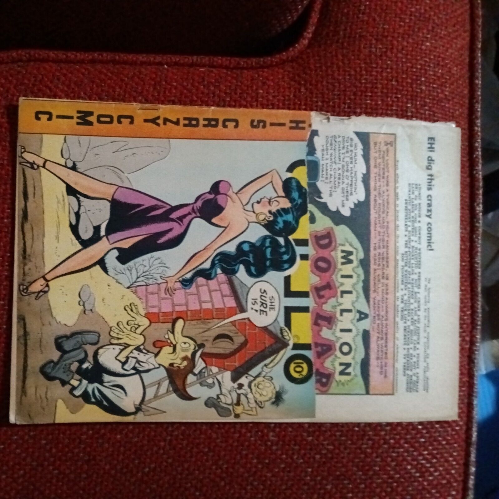 Eh #4 Charlton 1954 Golden Age Comic Book Pre-Code Horror Humor innuendo cover