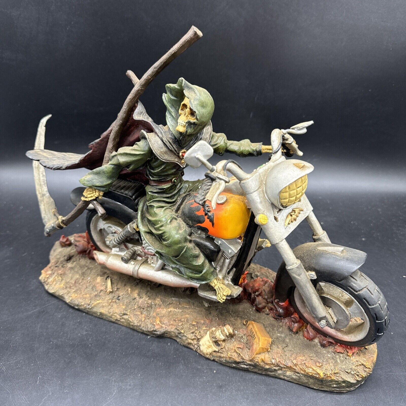 Veronese Summit Collection Myths & Legends Grim Reaper on Motorcycle