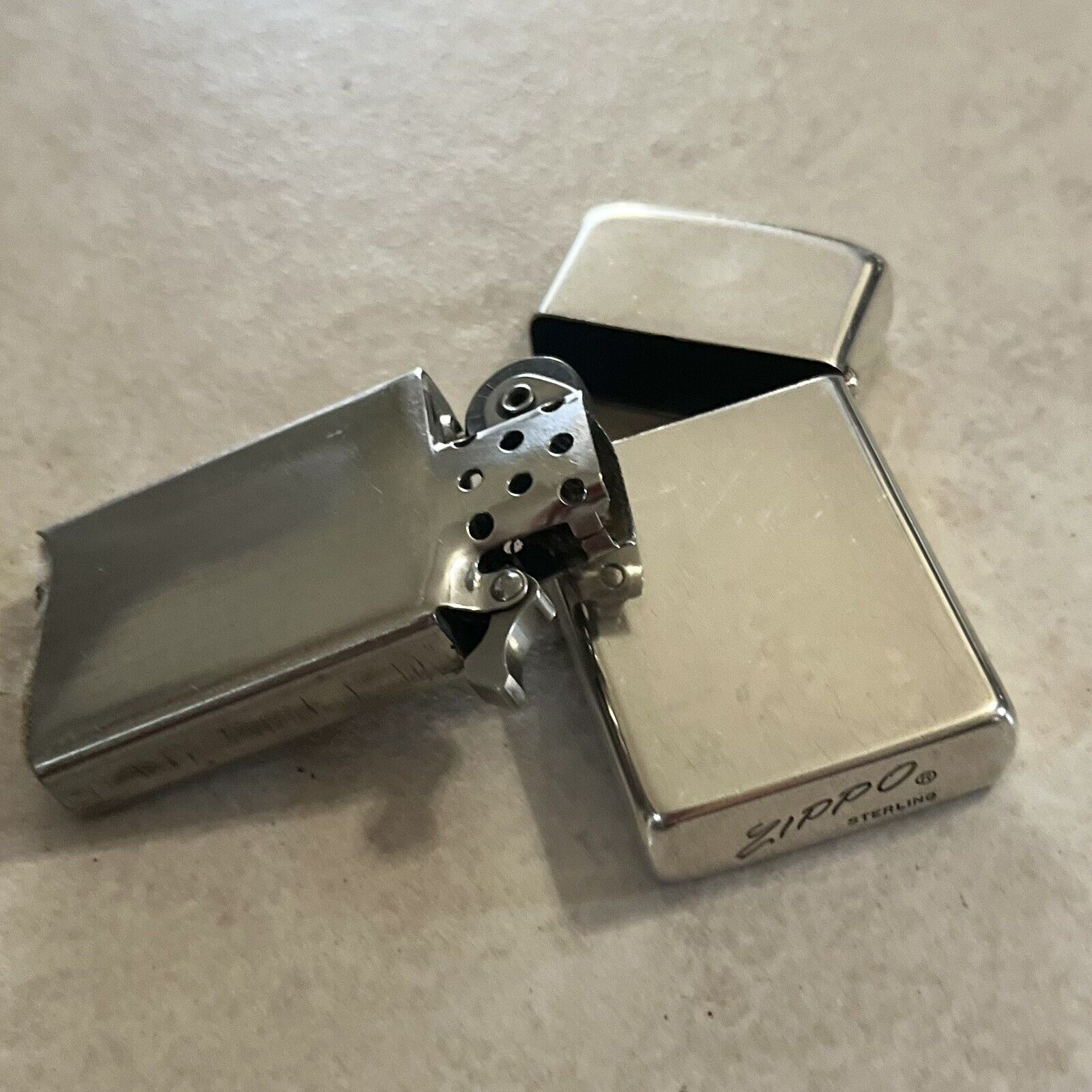 Zippo Sterling Silver High Polish Lighter