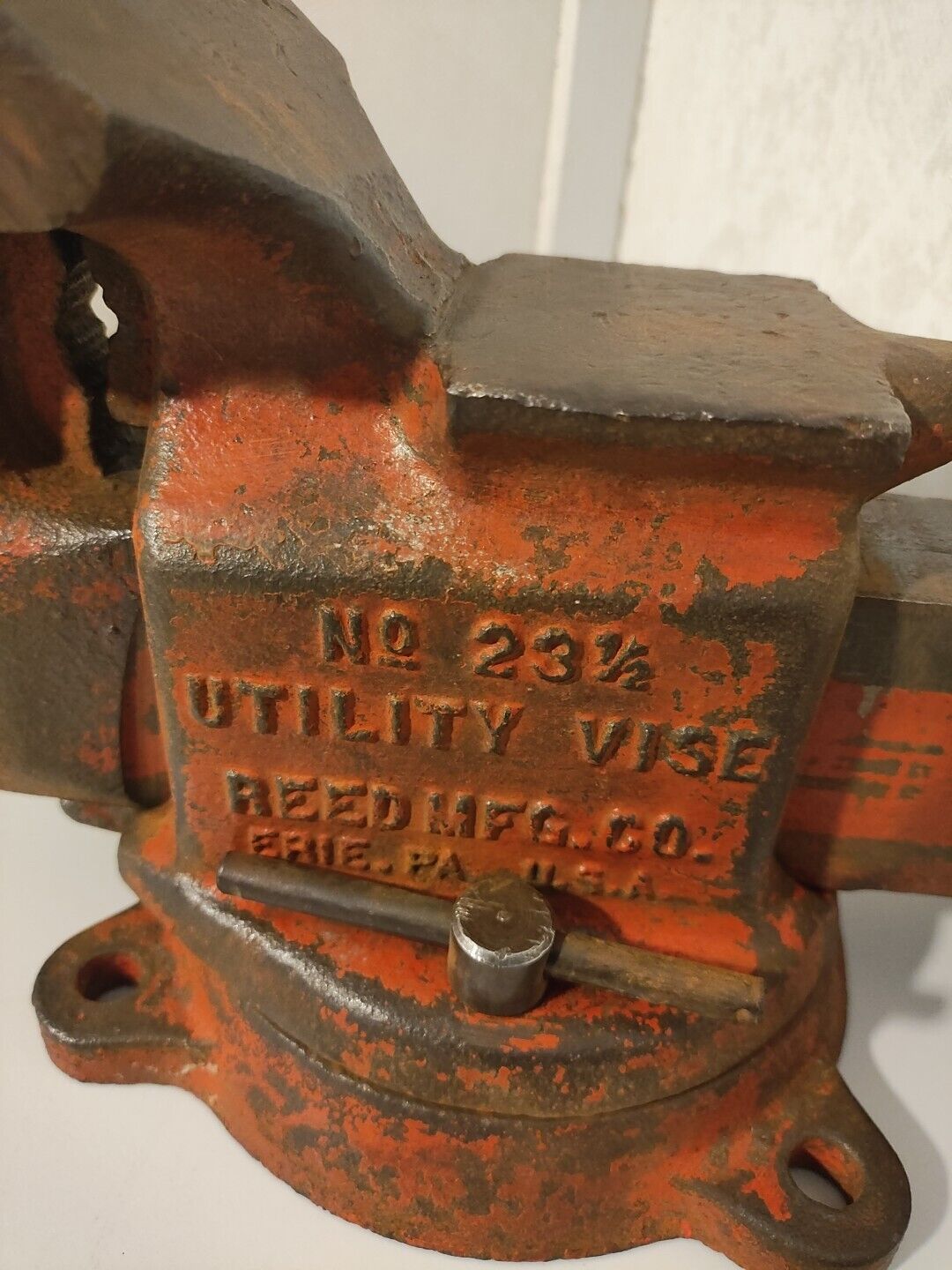 Vintage Reed Utility Vise No. 23-1/2 Erie PA USA
