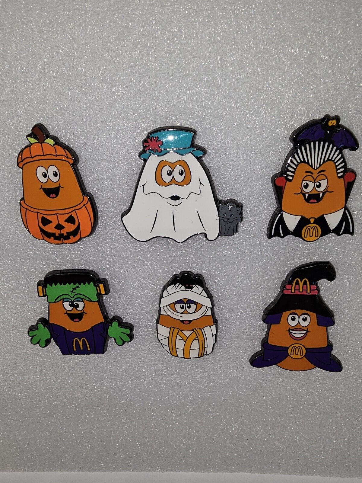 Loungefly McDonald\'s Mcnuggets Halloween Pins Complete Set