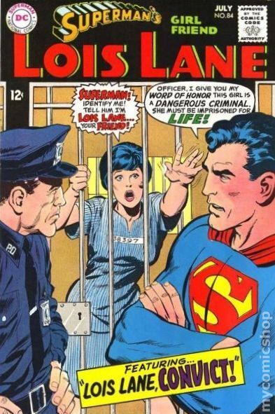 Superman's Girlfriend Lois Lane #84 VG- 3.5 1968 Stock Image Low Grade