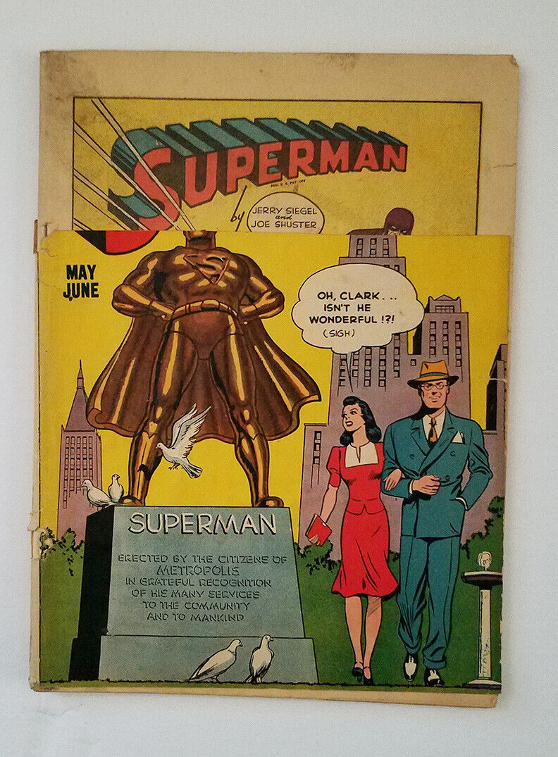 Superman #16 1942 Golden Age DC Comic 1st Lois Lane -c