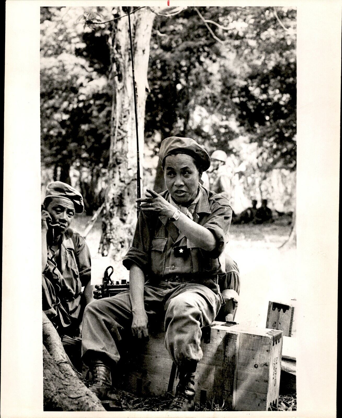 LG935 1970 Original UPI Photo BRIGADIER GENERAL SOSTHENE FERNANDEZ OF CAMBODIA