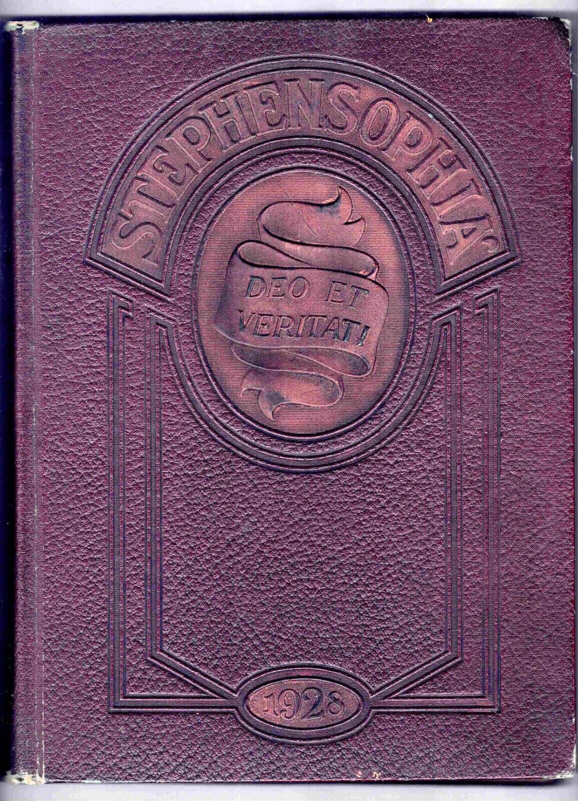 1928 STEPHENS COLLEGE YEARBOOK, STEPHENSOPHIA,  COLUMBIA MISSOURI