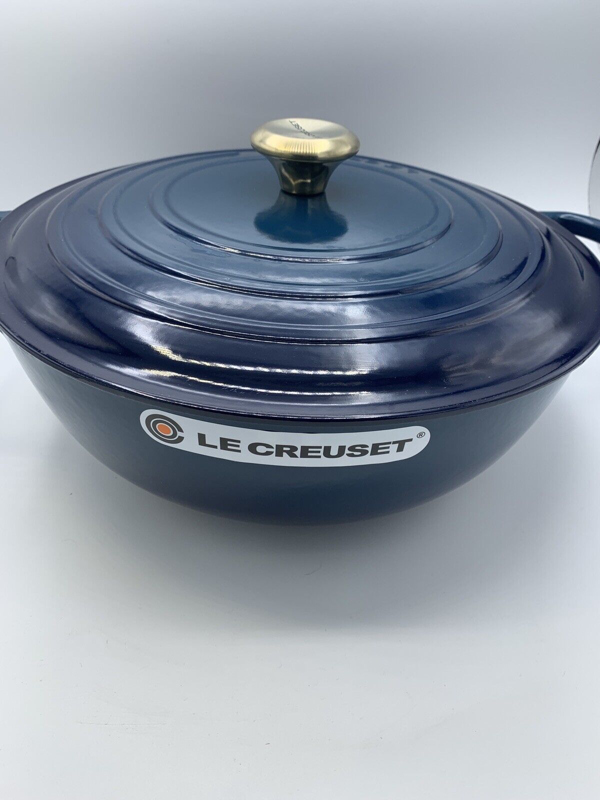 Le Creuset 7.5 QT Round Soup Pot Oven Signature Cast Iron # 32