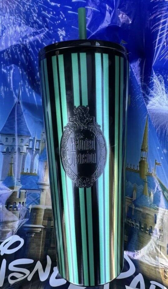 Disney Parks 2024 Starbucks The Haunted Mansion Stainless Steel Tumbler Cup NEW