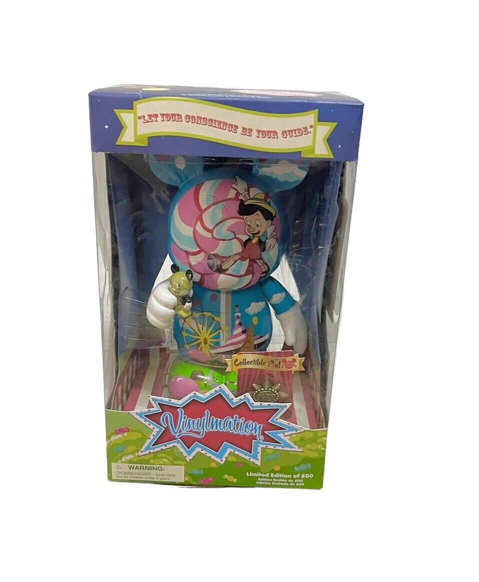 Disney Vinylmation RARE LIMITED /500 Kidada Pinocchio Carnival 9 inch NIB NEW