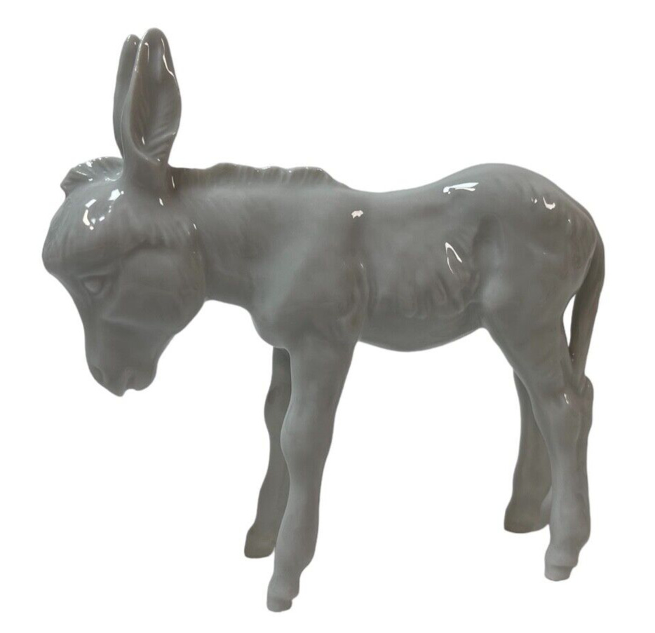 Meissen Porcelain Donkey Foal 4 inch Signed/Marked Figurine