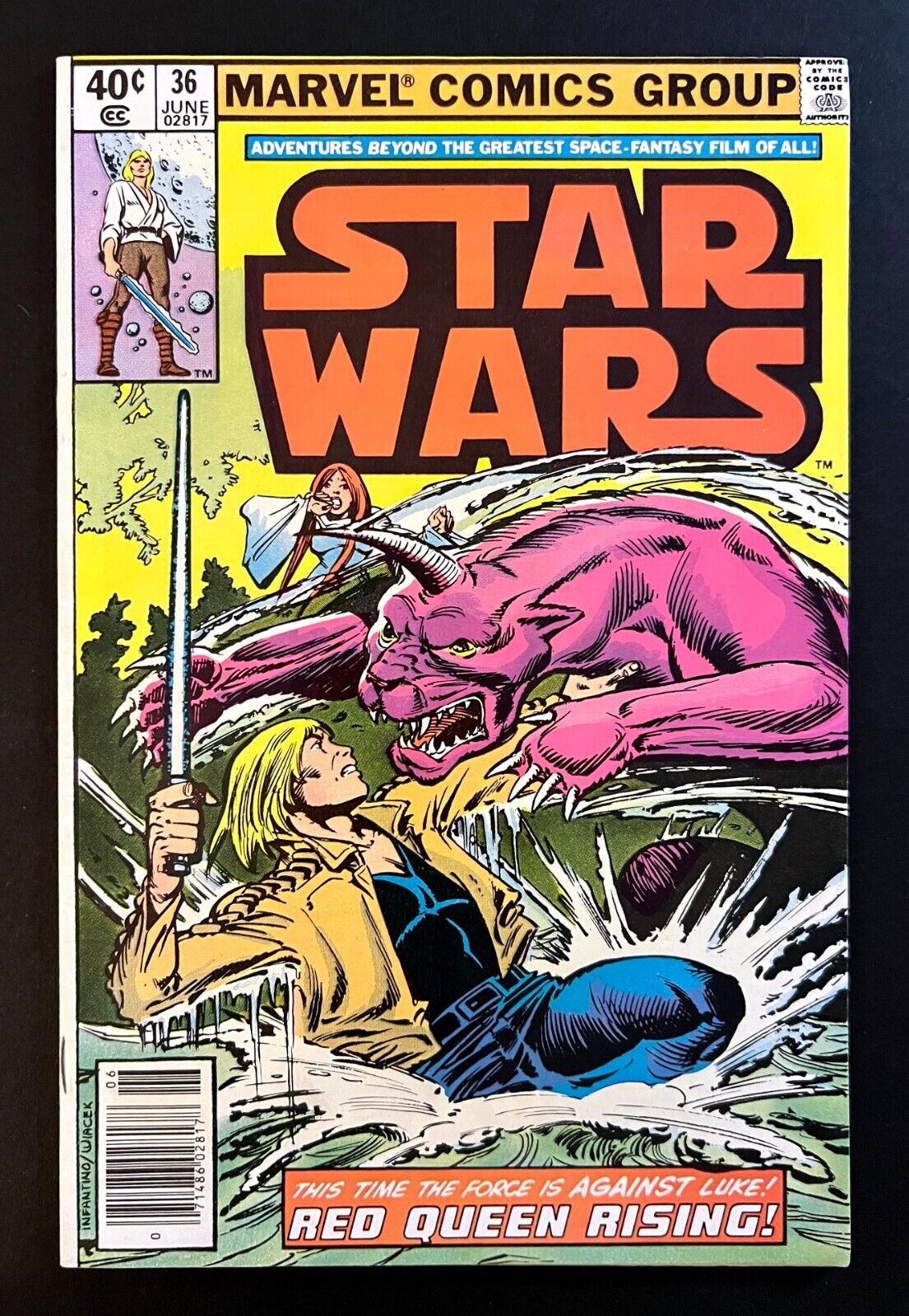*Star Wars* #36 1980 Nice Copy Luke Skywalker Marvel Comics