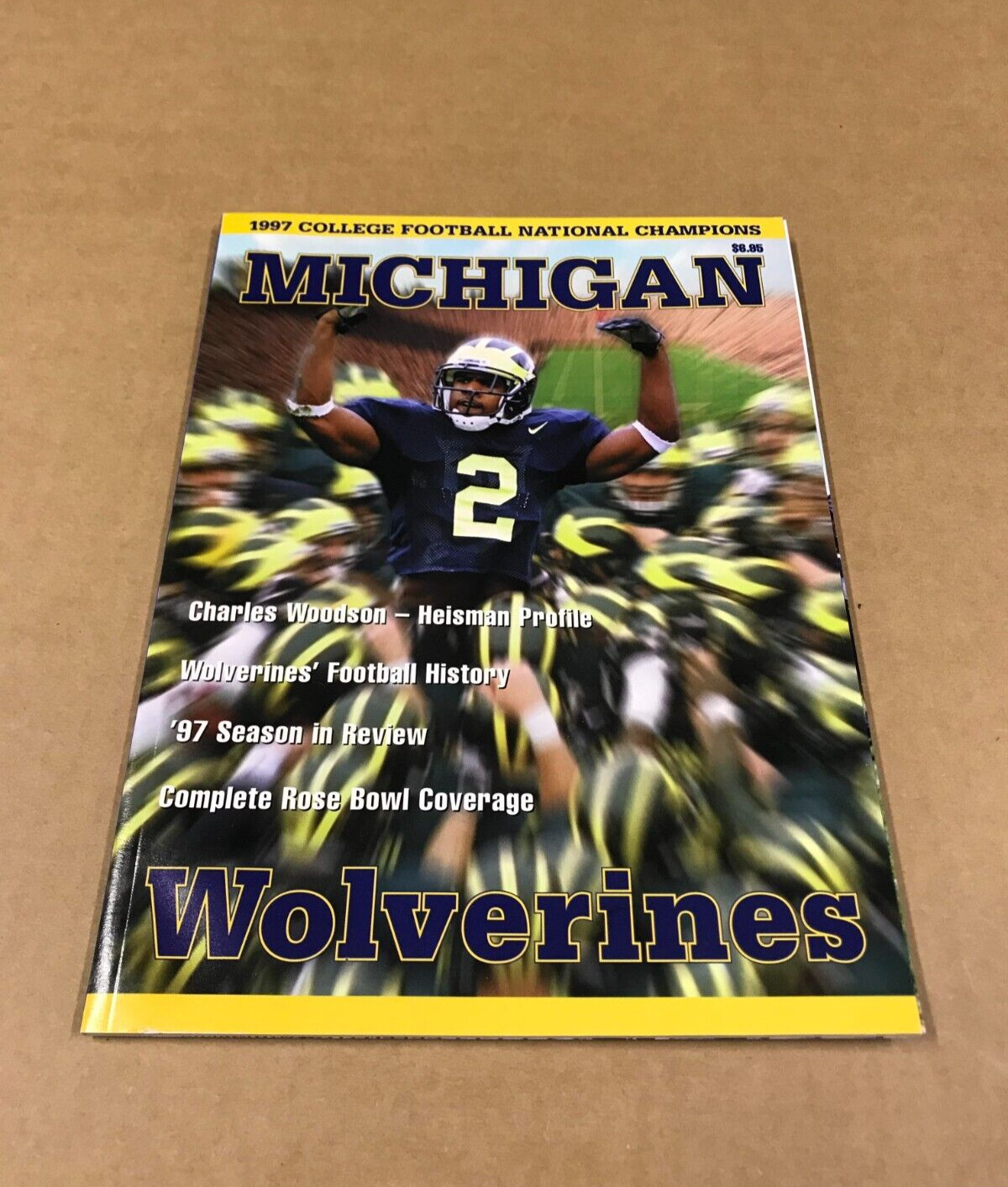 Vintage Ace American Collectibles 1997 Champion Michigan Wolverines Magazine