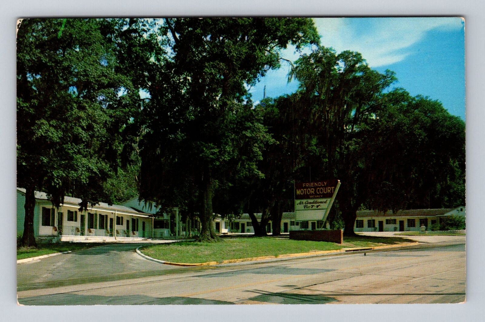 Walterboro SC-South Carolina, Friendly Motor Court Advertising Vintage Postcard