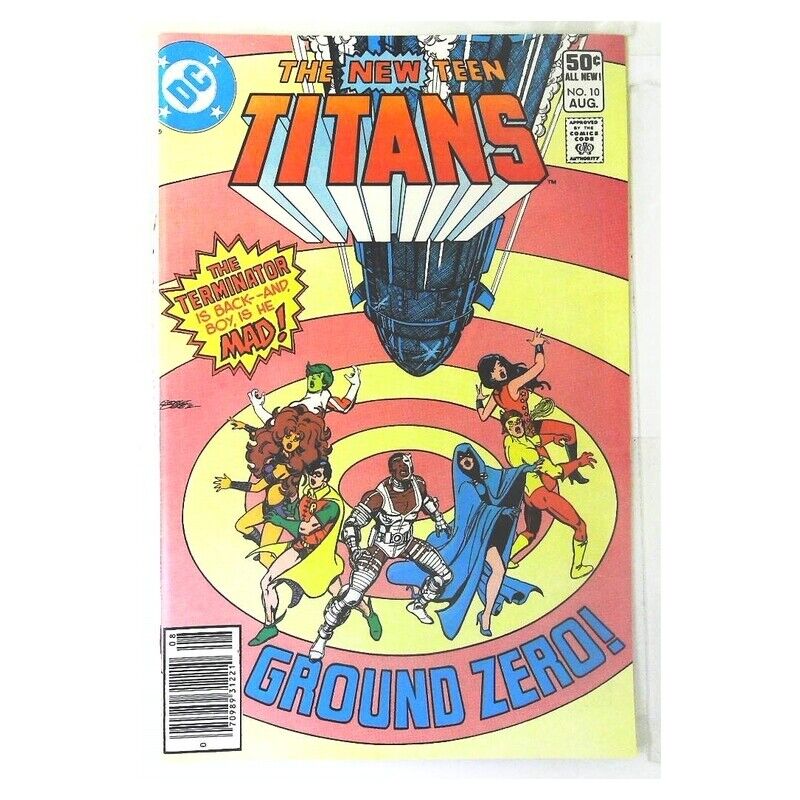 New Teen Titans #10  - 1980 series DC comics NM minus Full description below [c\
