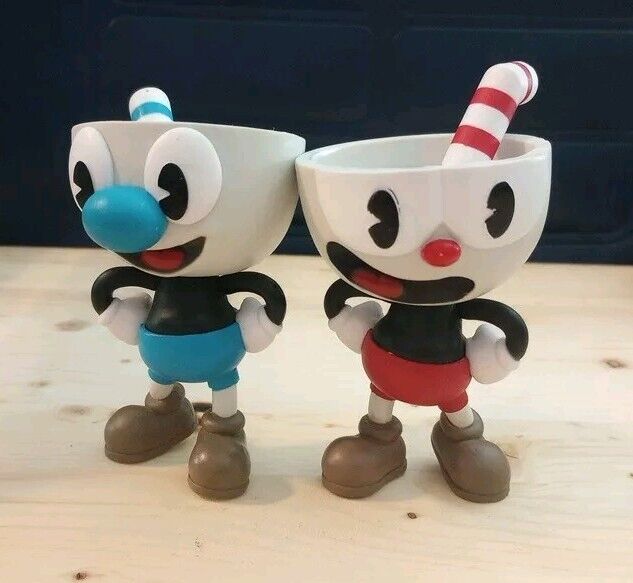 Funko Cuphead Vinyl Collectibles - Cuphead & Mugman (Out of box Set)