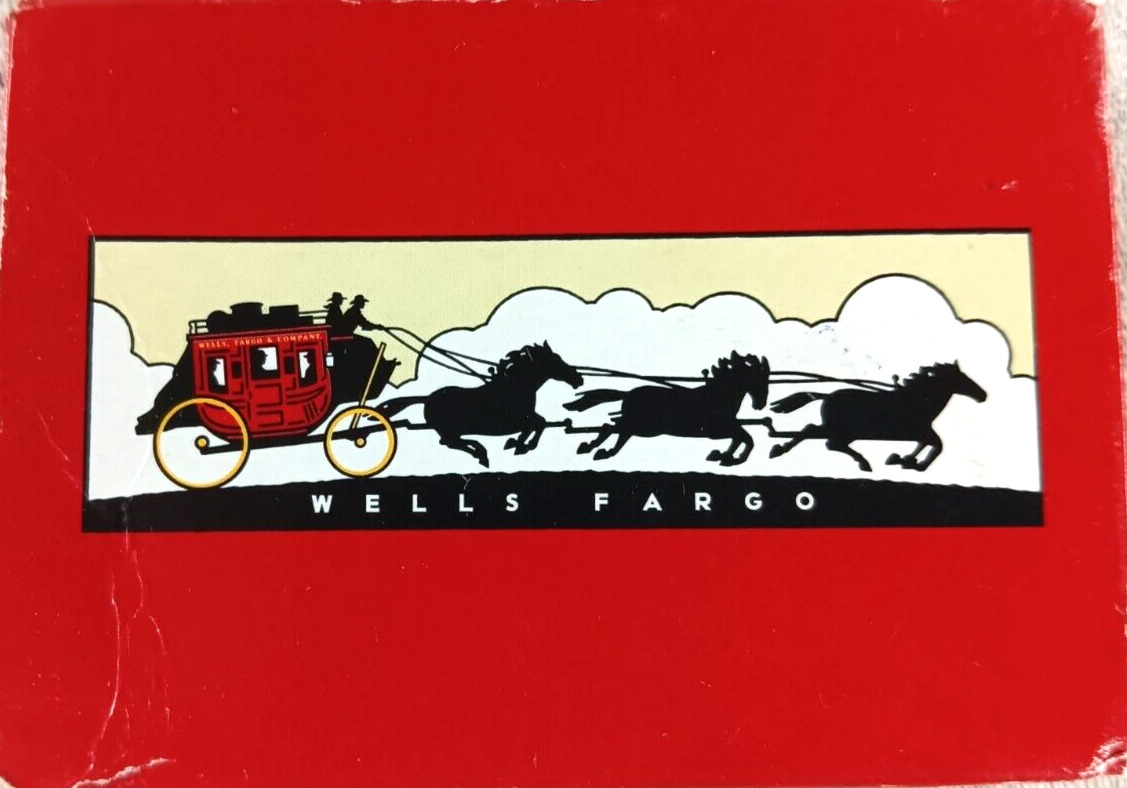 Wells Fargo Playing Cards with Stagecoach