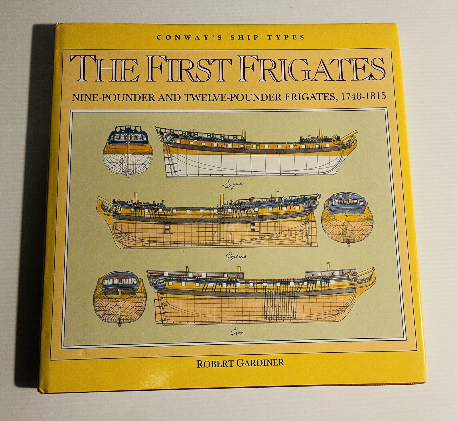 Conway's Ship Types The First Frigates  1992 Robert Gardiner  Very Clean book