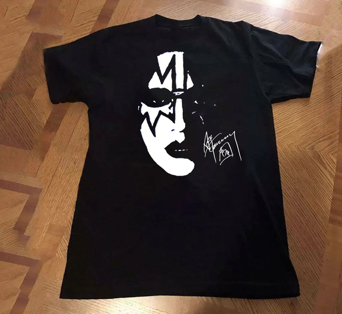 Vtg Ace Frehley Gift For Fans Cotton Black All Size Unisex Shirt AP355