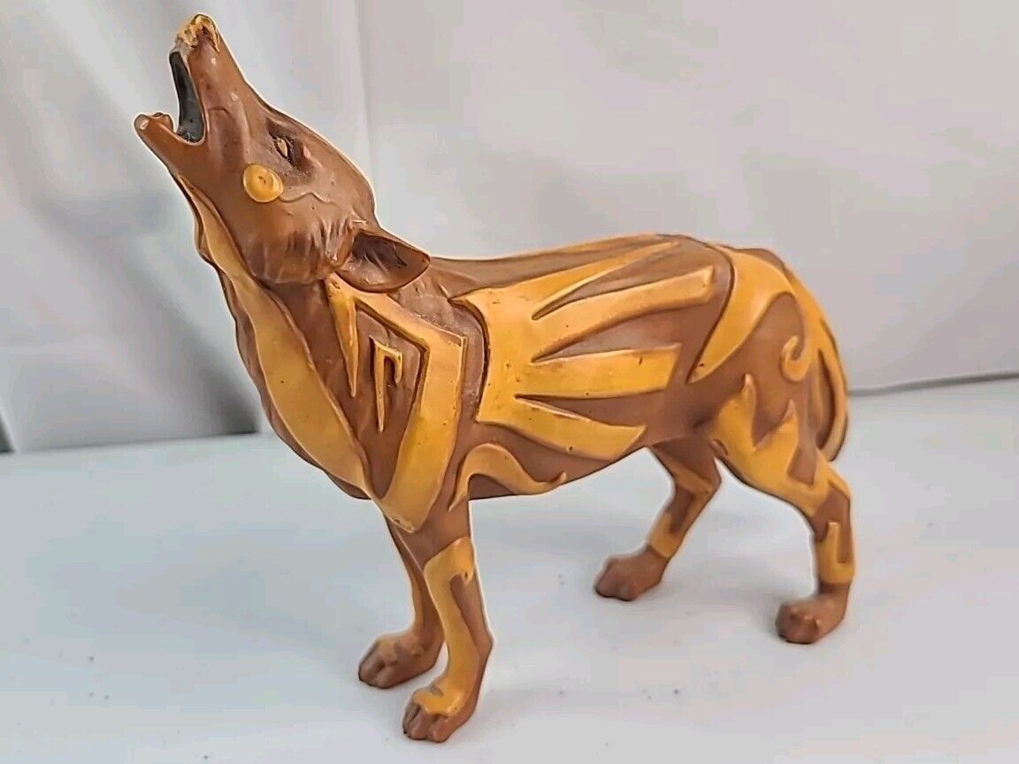 Call Of The Wolf Pottery Wolf #14129 Westland Giftware 2005 *Rare*