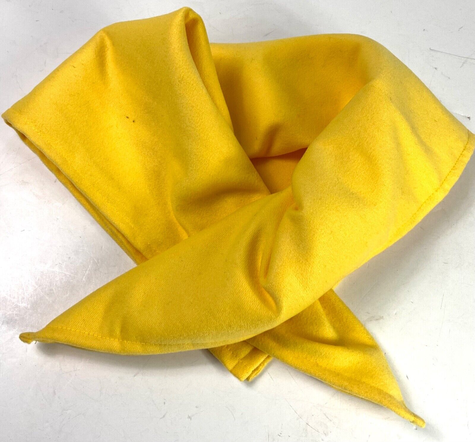 INDIAN WARS US ARMY CAVALRY & CIVILIAN WOOL UNDER NECK SCARF-YELLOW