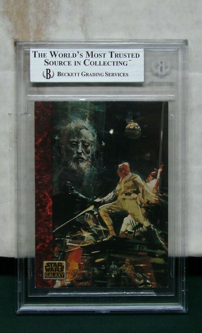 1993 Topps Star Wars Galaxy Card #49 SIGNED JOHN BERKEY BAS Beckett