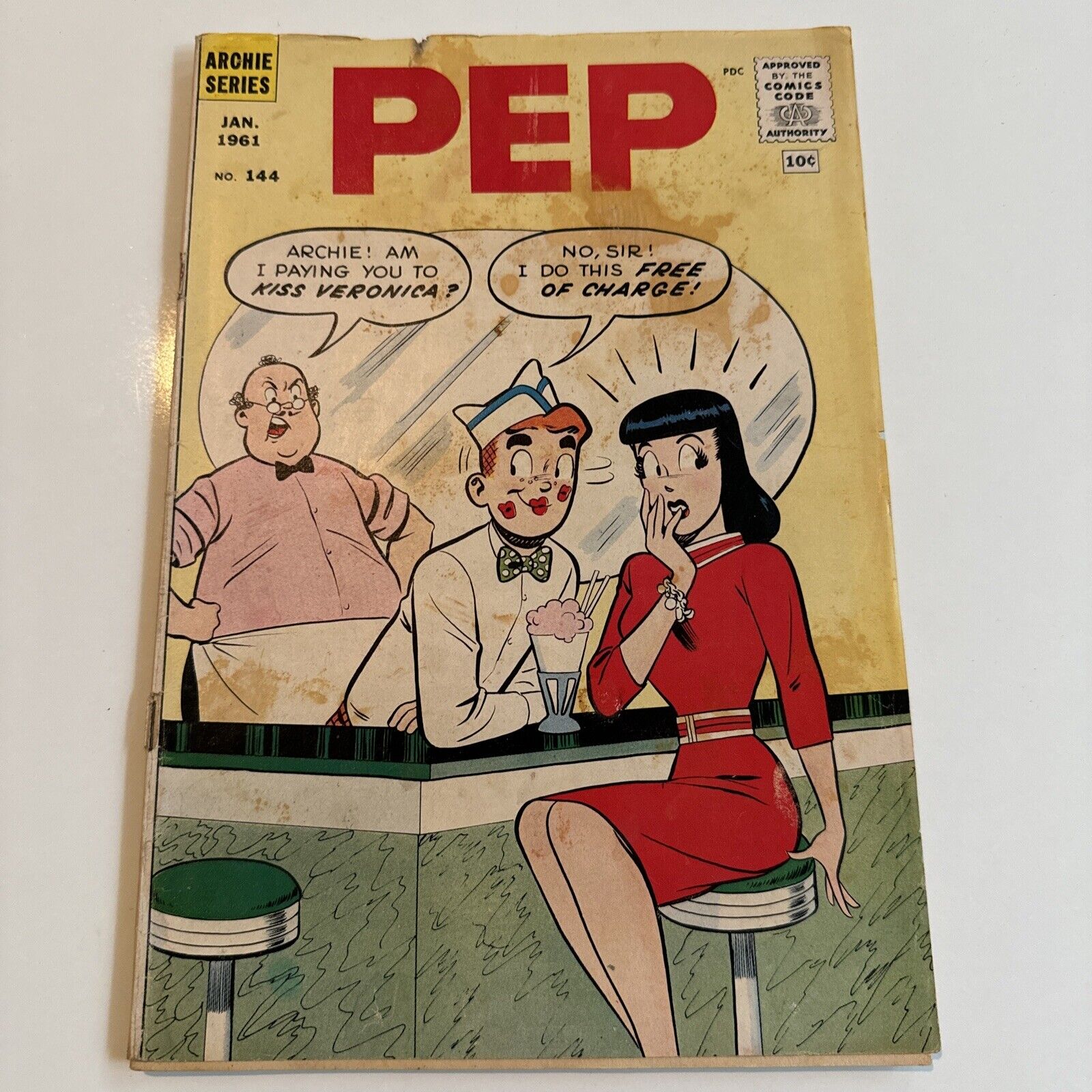PEP COMICS # 144 | KATY KEENE FURRY STORY  BETTY & VERONICA | Archie 1961 GD/VG