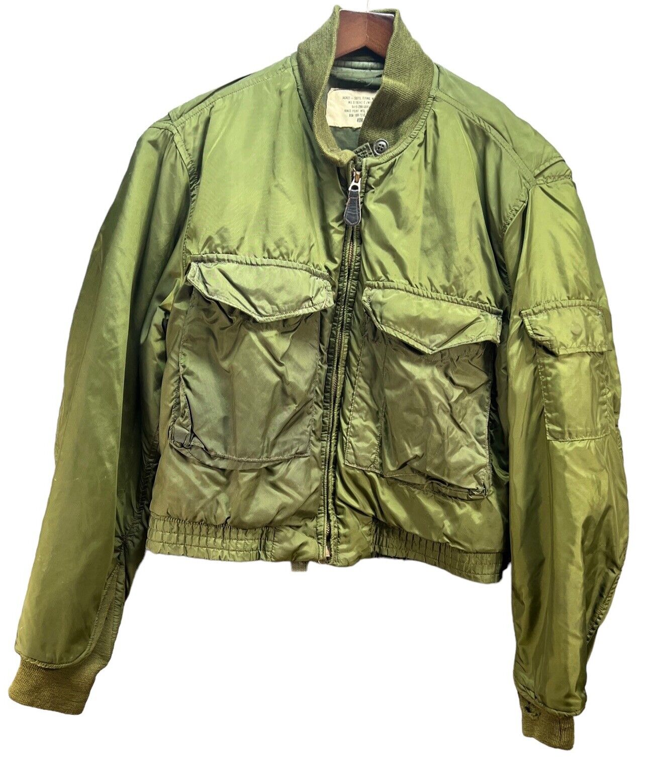Vintage Vietnam War WEP Flying Flight Winter Suit Jacket. Size 40R L 1970