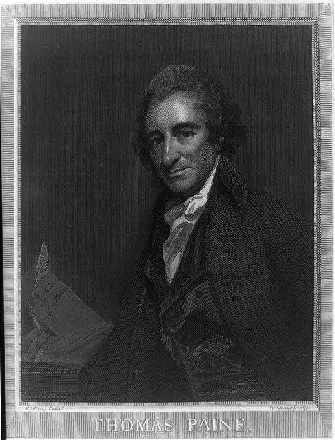 Photo:Thomas Paine,Founding Father,W Sharp,G Romney,1794