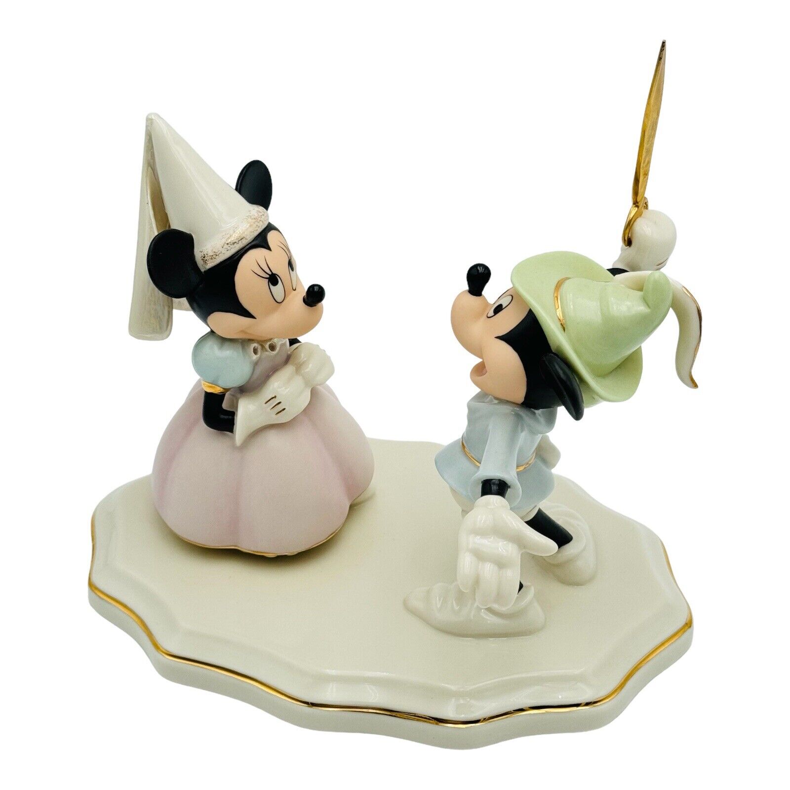 Lenox Disney Mickey & Minnie's Medieval Romance Figurine NEW