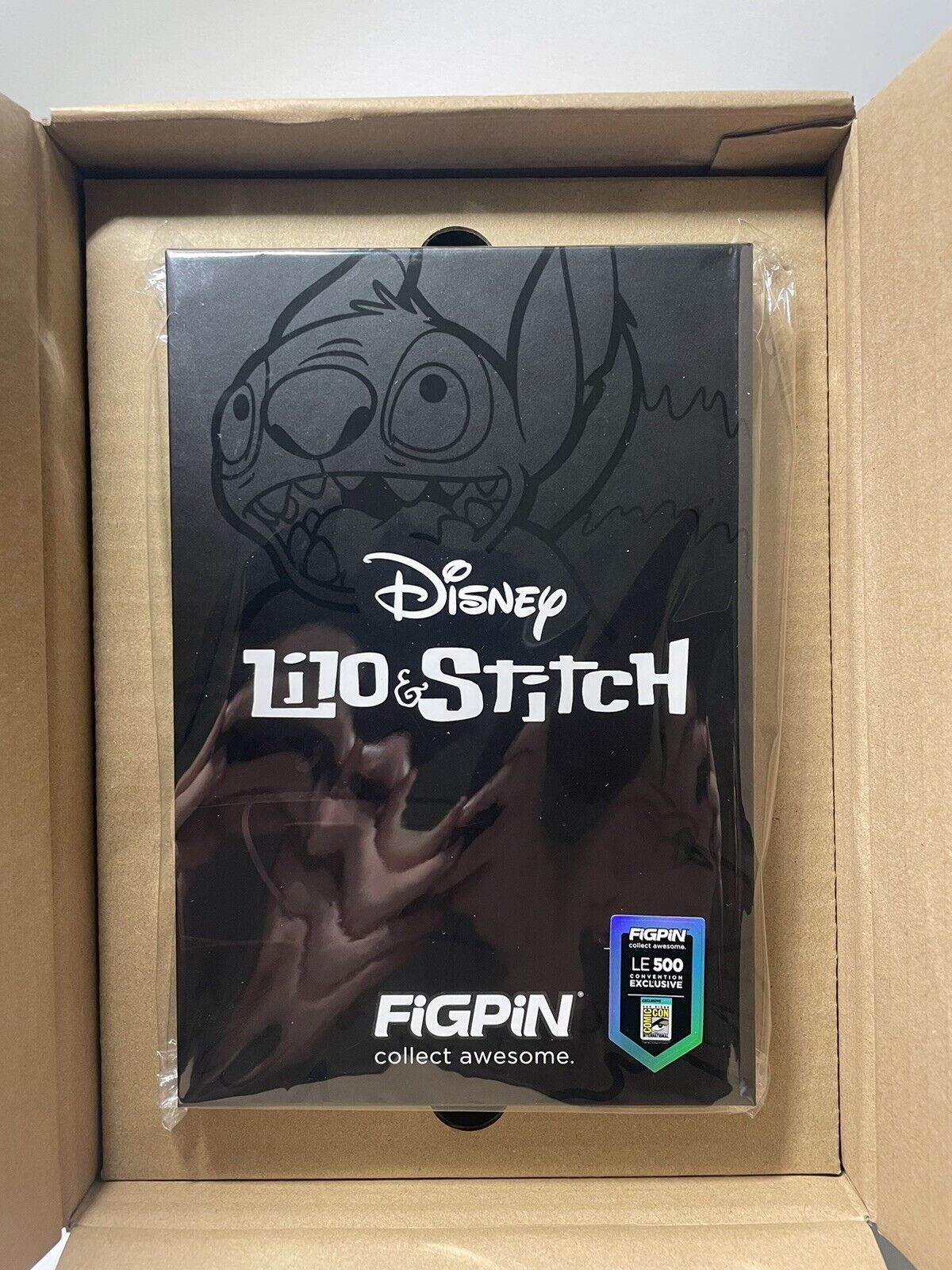 SDCC 2024 Surfing Stitch FiGPiN XL #X75 W/Logo #LX15 Pin Set LE500 IN HAND