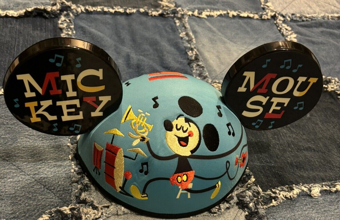 Disney Mickey Musical Ear Hat for Adults by Dave Perillo Limited Release As Is