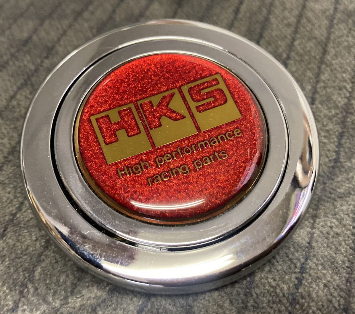 At That Time Hks Steering Horn Button Nissan Toyota Honda Old Car Road Racer Jdm