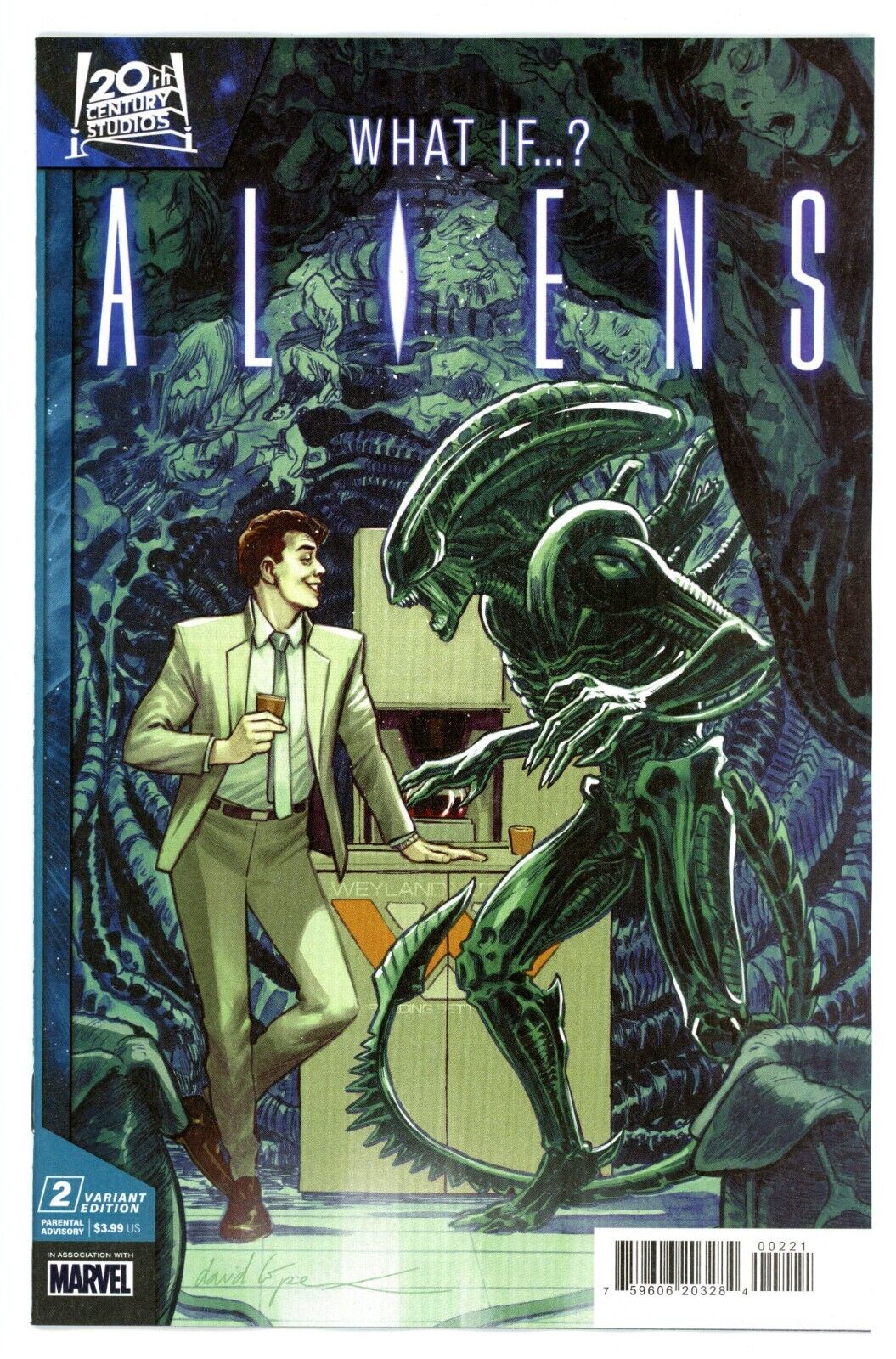 Aliens: What If...? #2 . David López Variant . NM . 🟦No Stock Photos🟦