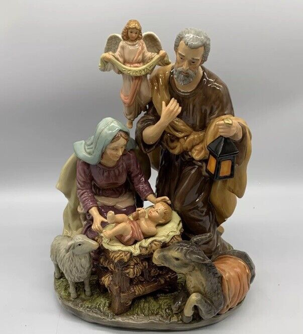 Kirkland Signature Porcelain Holy Family Christmas Nativity Figurine  #672655 