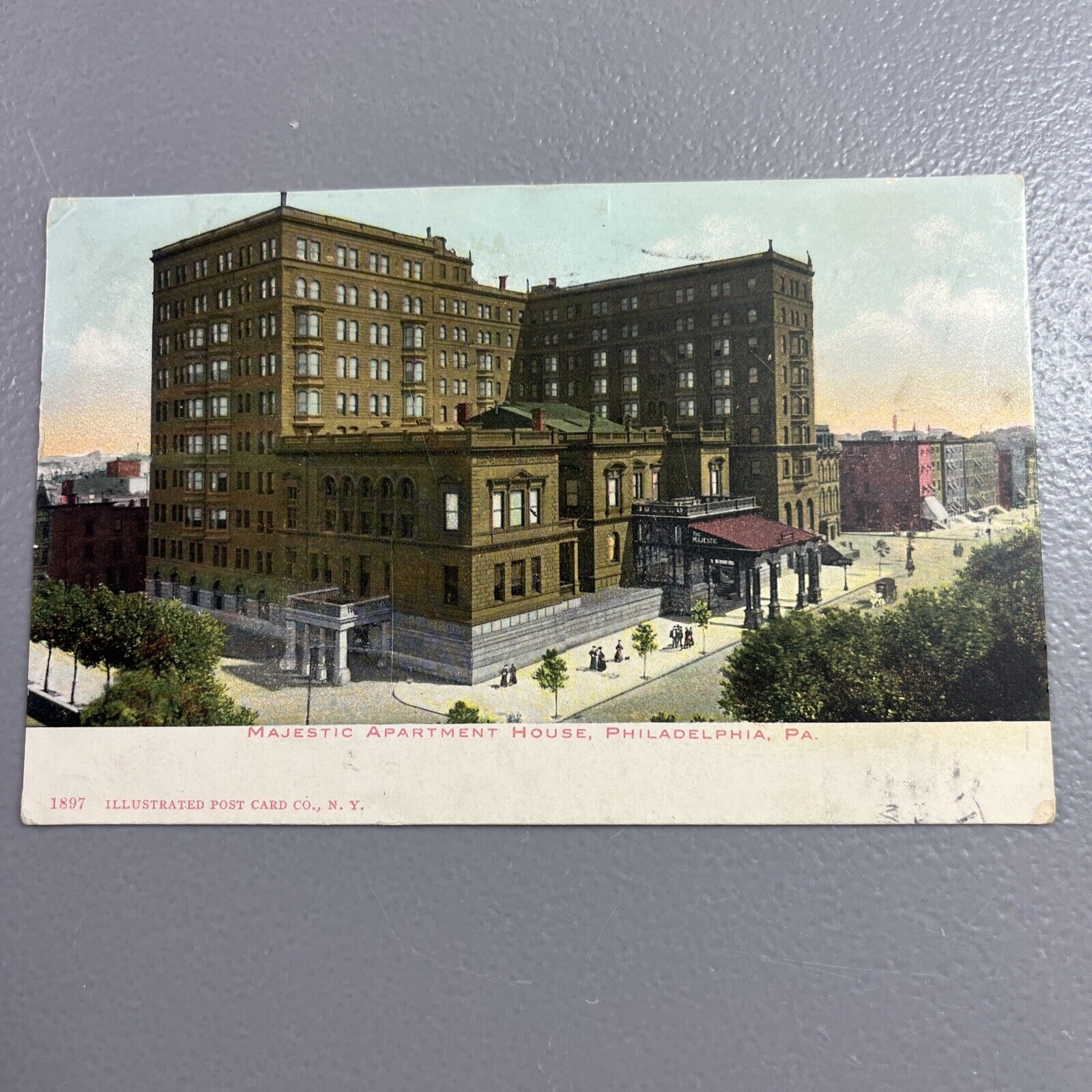 Philadelphia PA-Pennsylvania, Majestic Apartment House, c1907 Vintage Postcard