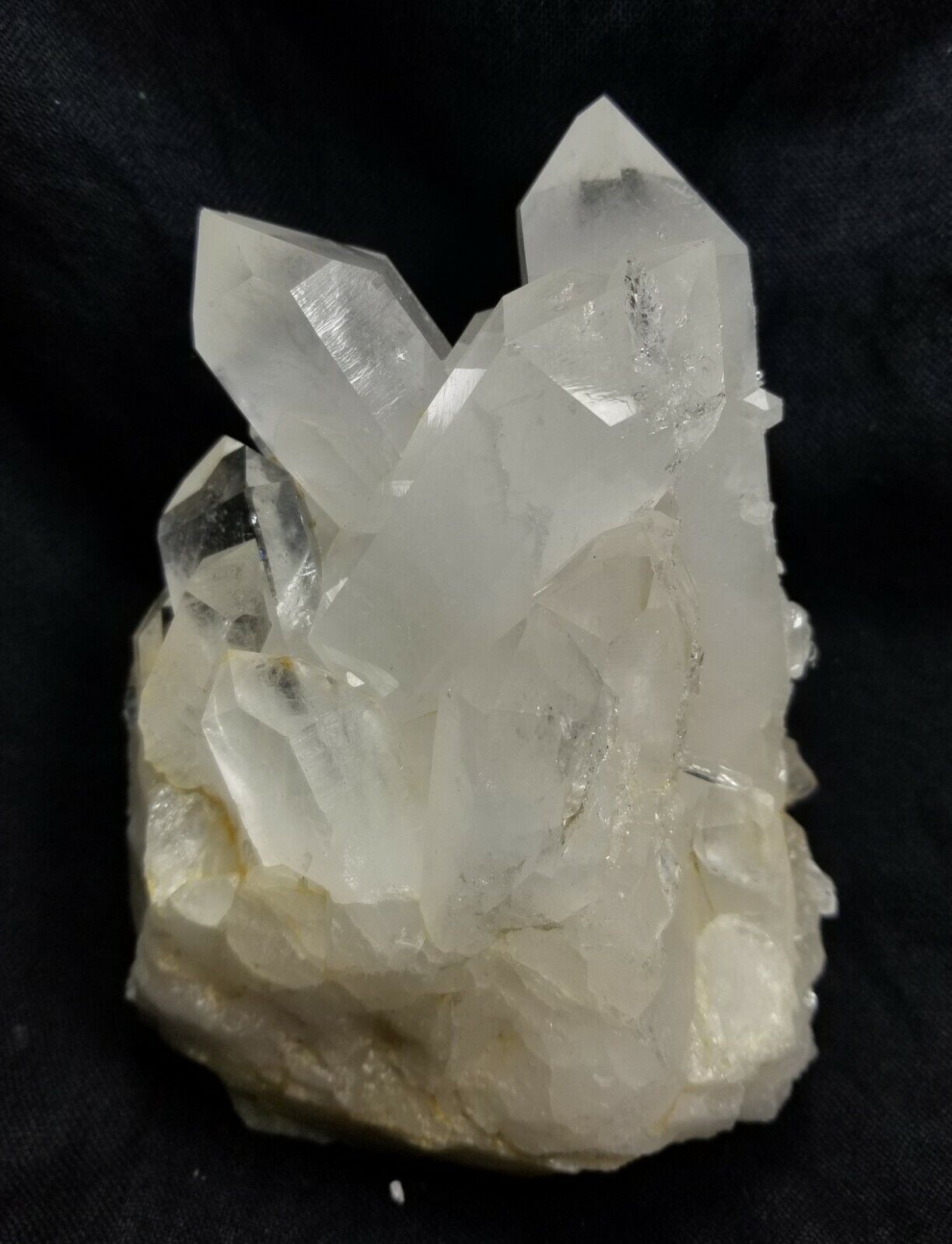 Beautifull Clear Lusterous and  Terminated Quartz Cluster 795 grams 
