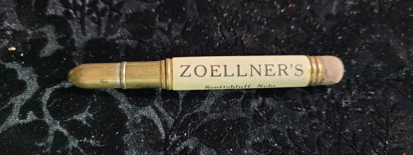 Vintage ZOELLNER\'S SCOTTSBLUFF NEBR. GOOD CLOTHES  Tailor\'s Chalk Pencil