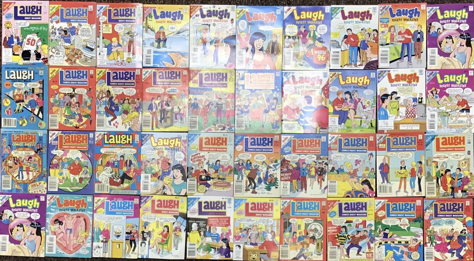 Archie Comics - Laugh Digests - Lot Of 40