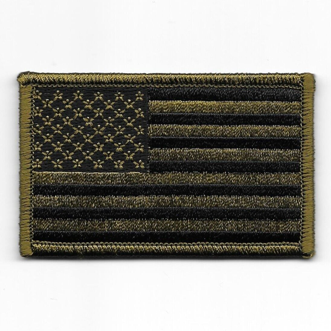 Olive Green Black United States US Flag Patch Fits For VELCRO® BRAND Fastener