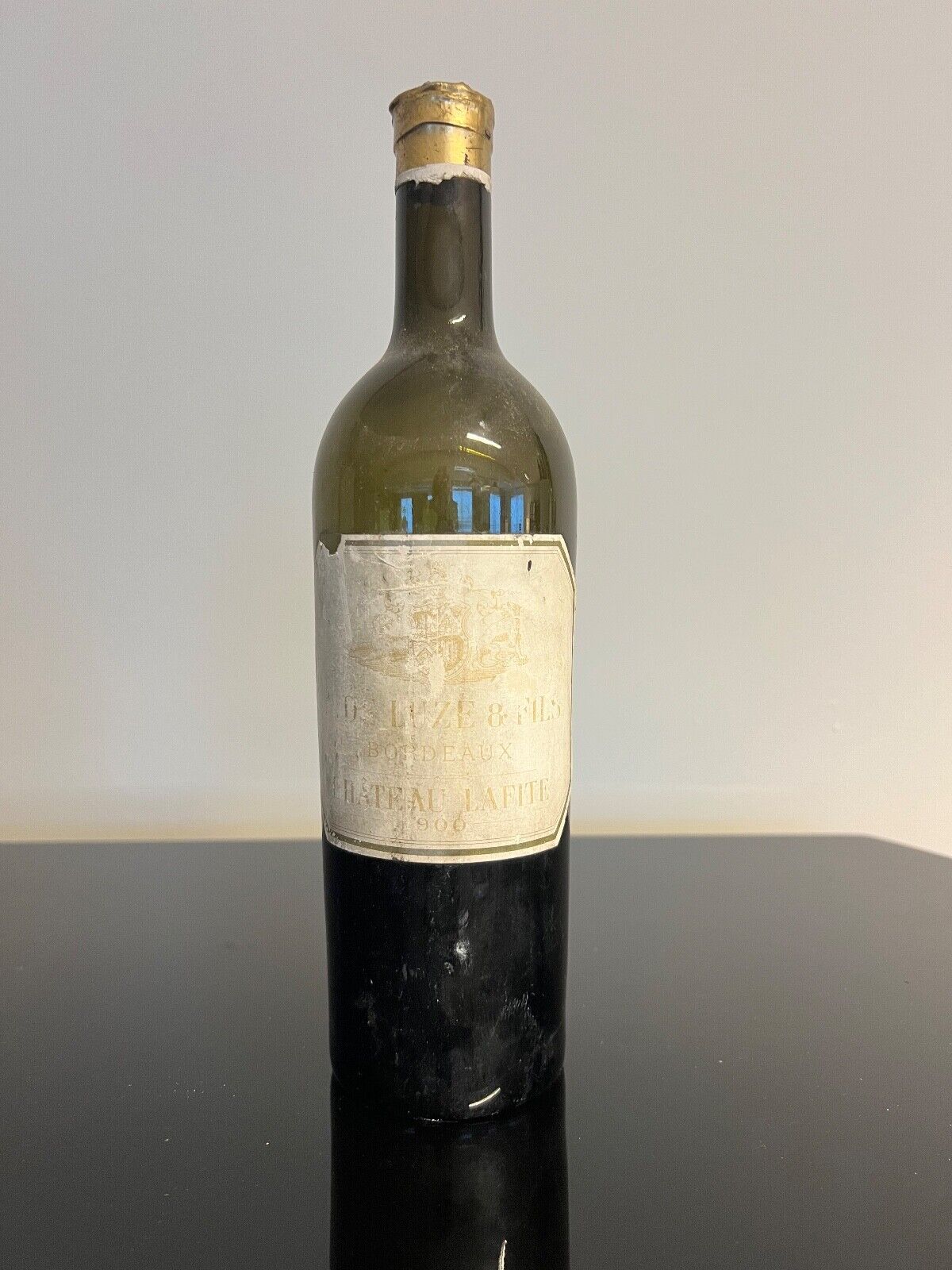 Legendary Château Lafite  1900 Empty Wine Bottle